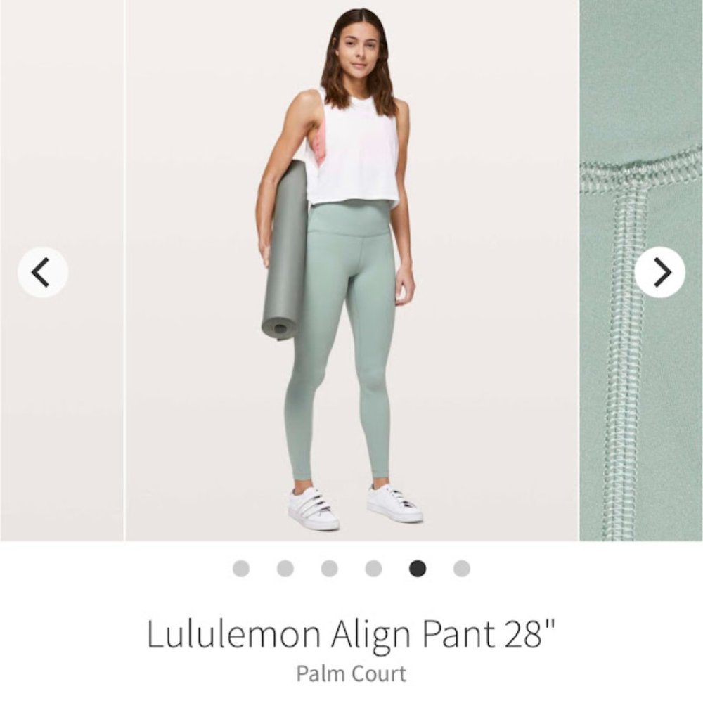 Lululemon Align Pant 28" Palm Court